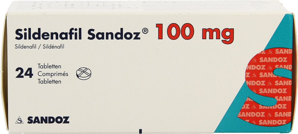 Sildenafil Sandoz 100mg Pi Pharma Comp 24 Pip 1