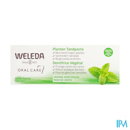 Weleda Dentifrice Vegetal Tube 75ml 1