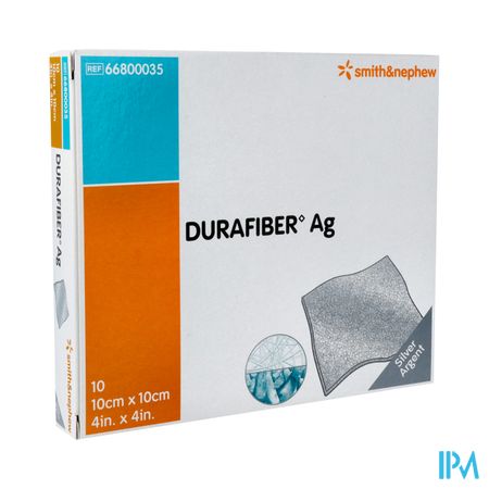 Durafiber Ag Verband 10x10cm 10