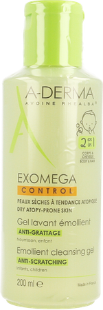 Aderma Exomega Control Gel Lavant 2en1 200ml 1