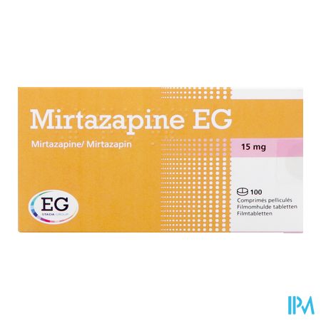 Mirtazapine Eg 15mg Orifarm Comp Pell 100 1