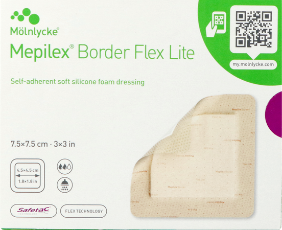 Mepilex Border Flex Lite 7,5cmx7,5cm 5 581250 1