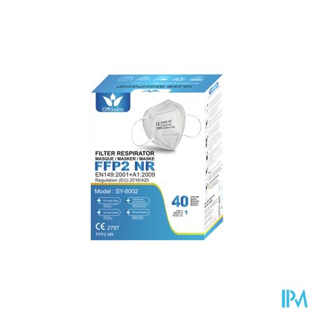 Offisoins Witte Ffp2 Nr Maskers Doos 40