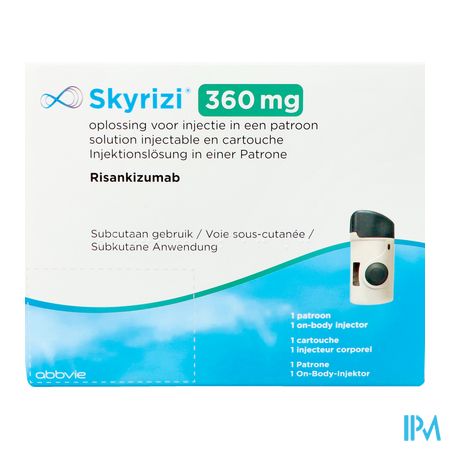 Skyrizi 360mg Opl Inj Patroon 2,4ml 1