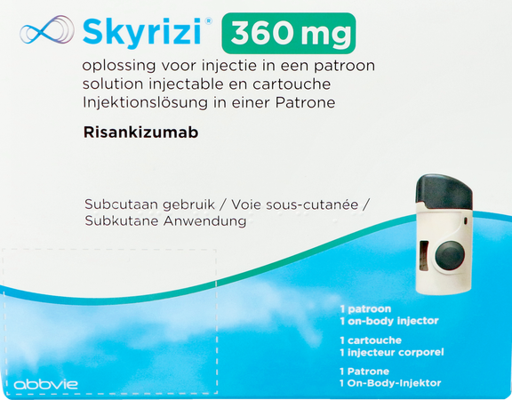 Skyrizi 360mg Opl Inj Patroon 2,4ml 1
