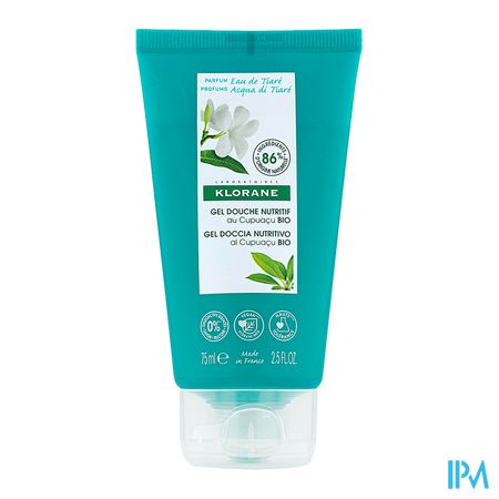 Klorane Lichaam Douchegel Water Tiare 75ml 1