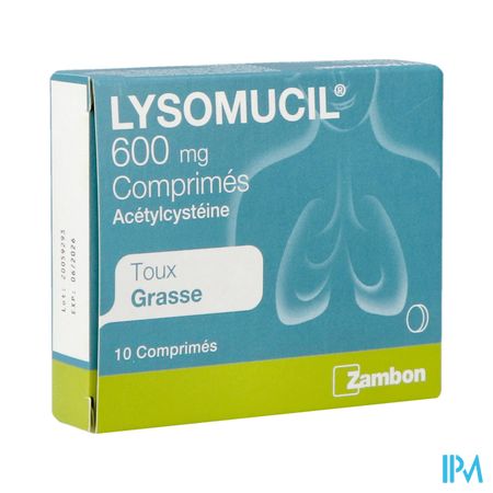 Lysomucil 600 Comp 10 X 600mg