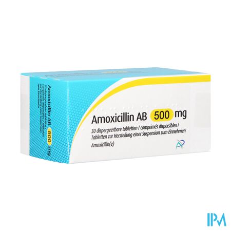 Amoxicillin Ab 500mg Disp. Tabl 30 X 500mg