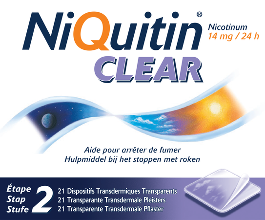 Niquitin Clear Patches 21 X 14mg 5