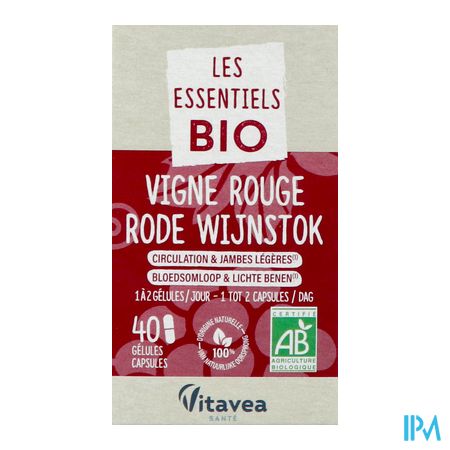 Vitavea Rode Wijnstok Bio Caps 40 2