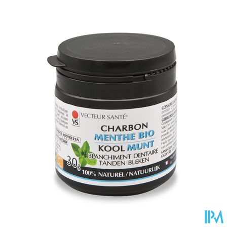 Vecteur Sante Poudre Charbon Menthe 30g