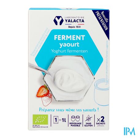 Yalacta Ferment Yoghurt Bio 2x4g 2