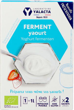 Yalacta Ferment Yoghurt Bio 2x4g 2