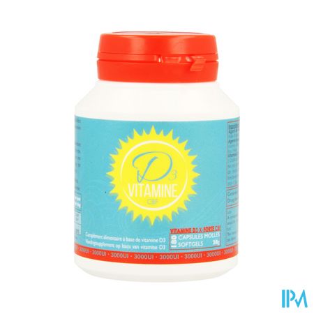 Vitamine D3 Cbf X-forte 3000ui Softgels 180