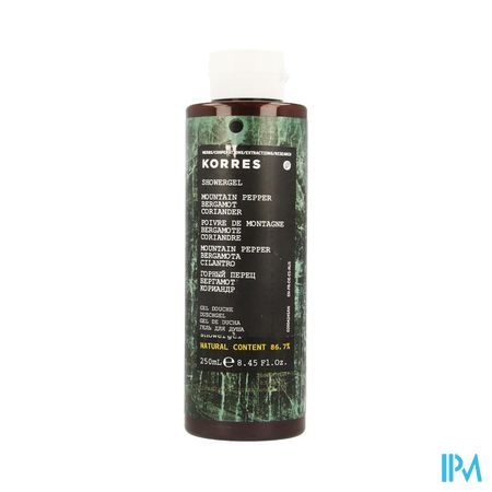 Korres Kb Douchegel Mountainpep. Berg.corian.250ml 2