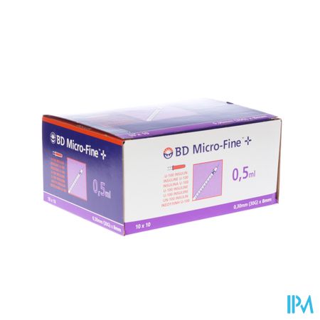 Bd Microfine+ Ins.sp Demi 0,3ml 30g 8mm 10 324826