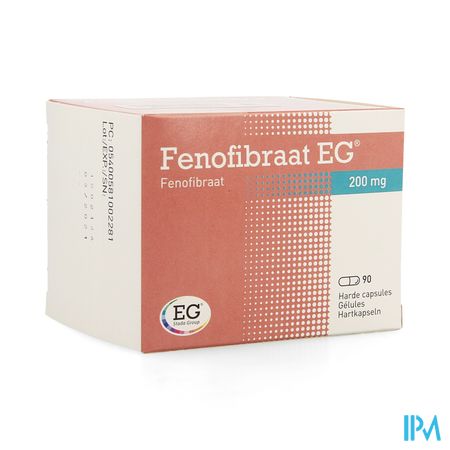 Fenofibrate EG 200 Mg Caps 90 X 200 Mg