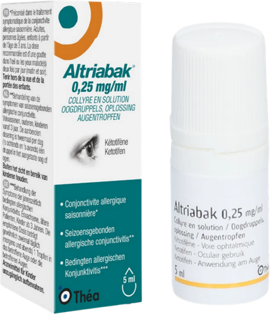 Altriabak 0,25mg/ml Oogdruppels Fl 5ml 2