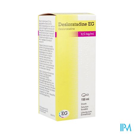 Desloratadine EG 0,5 Mg/Ml Drank Fl 150 Ml