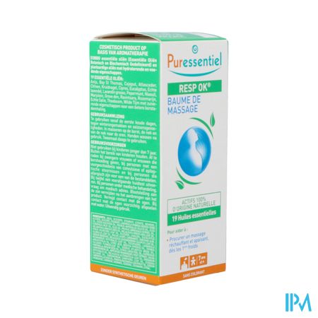 Puressentiel Respiratoire Baume 19 Hle Ess 50ml