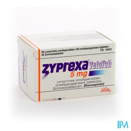 Zyprexa Velotab 5mg Comp Orodisp 98 X 5mg