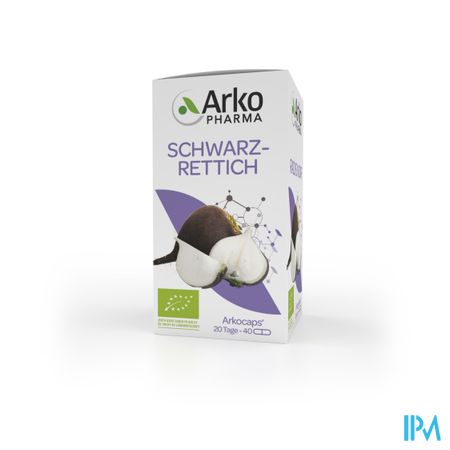 Arkogelules Radis Noir Bio Caps 40 4
