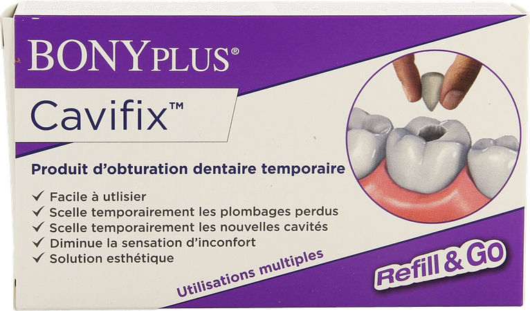 Bonyplus Cavifix Obturation Dentaire Temporaire 7g 2