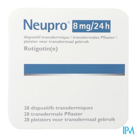 Neupro 8mg/24u transderm. pleister (28) 3