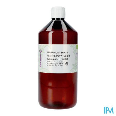 Sjankara Pepermunt Hydrolaat Bio 1000ml 1