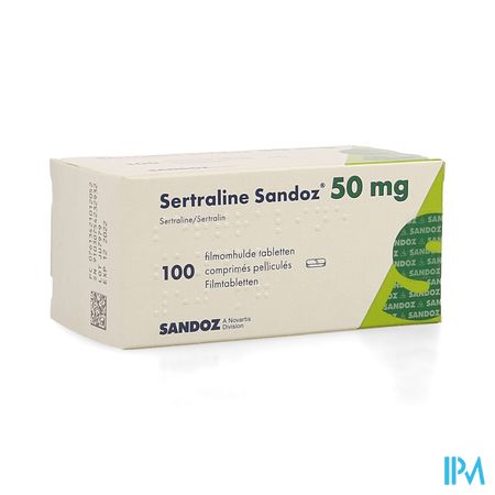 Sertraline Sandoz Comp 100 X 50mg