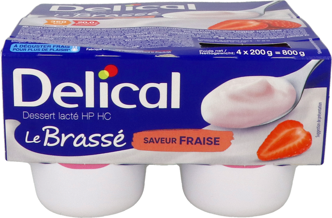 Delical Le Brasse Aardbei 4x200g 3