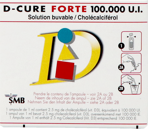 D-cure Forte 100.000ui Amp 3 2