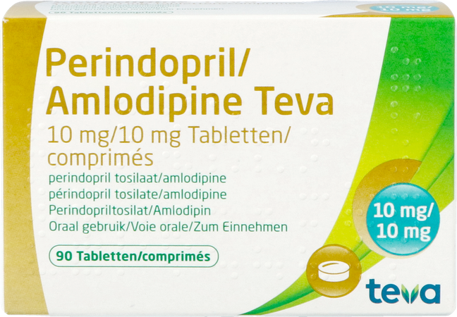 Perindopril Amlodipine Teva 10mg/10mg Comp 90 2