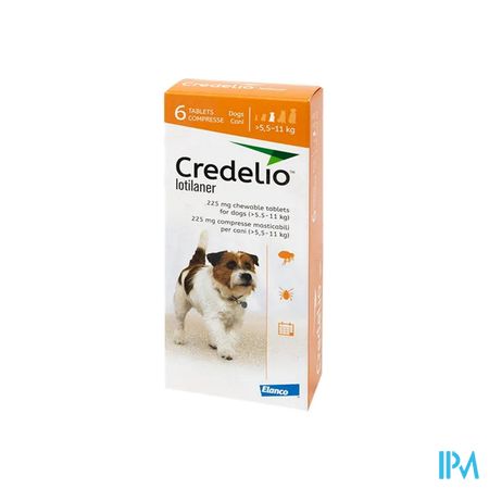 Credelio Plus 225,00mg/8,44mg Hond Kauwtabl 6