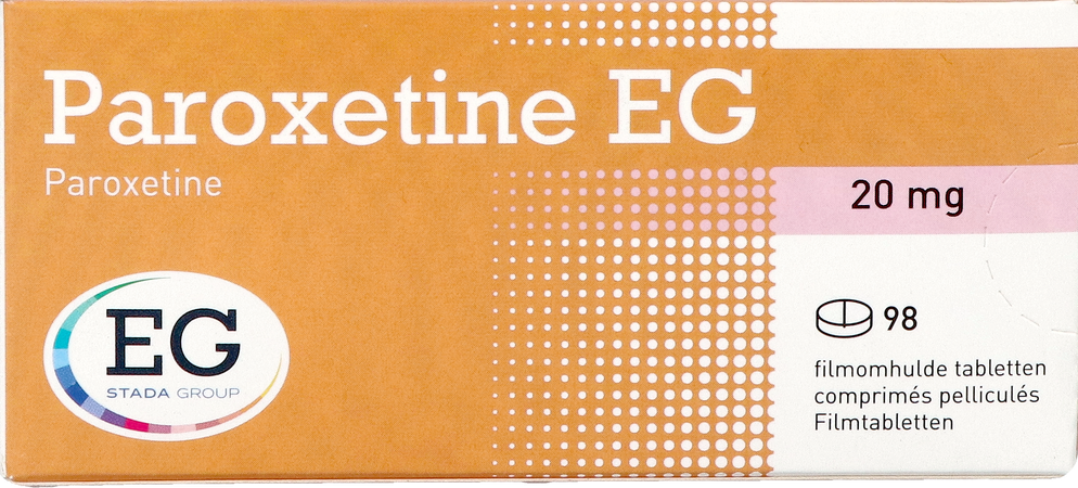 Paroxetine EG Filmomh Tabl  98 X 20Mg Blister 1