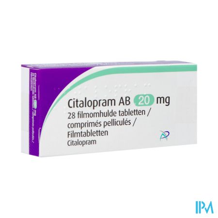 Citalopram Ab 20mg Filmomh Tabl 28 X 20mg