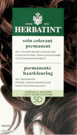 Herbatint 5d Licht Goudkastanje 170ml 4