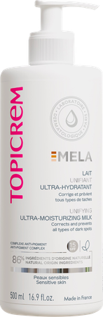 Topicrem Mela Lait Unifiant Ultra-hydra 500ml 2