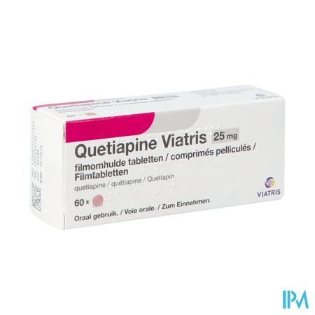 Quetiapine Viatris 25mg Comp Pell 60