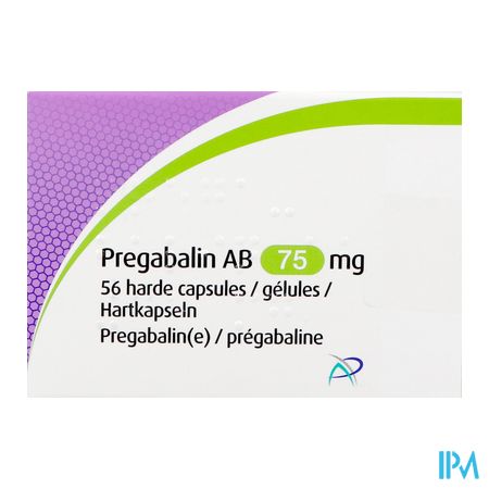 Pregabaline Ab 75mg Harde Caps 56 1