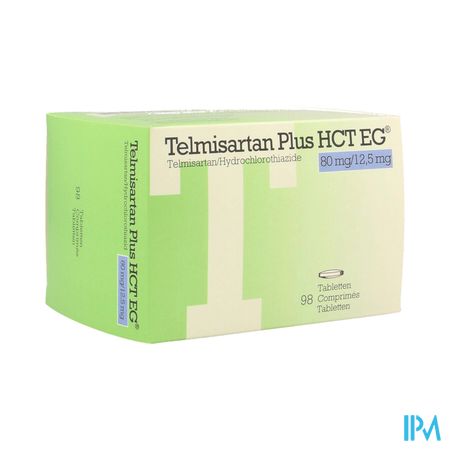 Telmisartan Plus Hct EG 80Mg/12,5 Mg Tabl  98 1