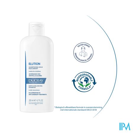 Ducray Elution Sh Zacht Evenwichtherstel. 400ml Nf 15