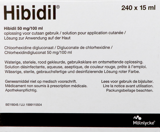 Hibidil Sol 240x15ml Ud Bottelpack 1