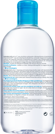 Bioderma Hydrabio H2o Micellaire Oplossing 500ml 3