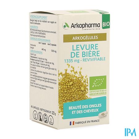 Arkogelules Levure Biere Bio Caps 45