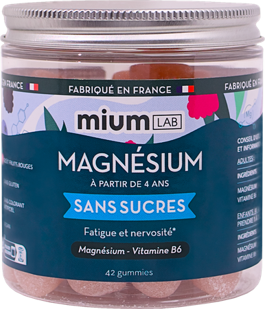 Miumlab Magnesium Gummies Z/suiker 42 1