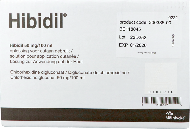 Hibidil Sol 120x50ml Ud Bottelpack 1