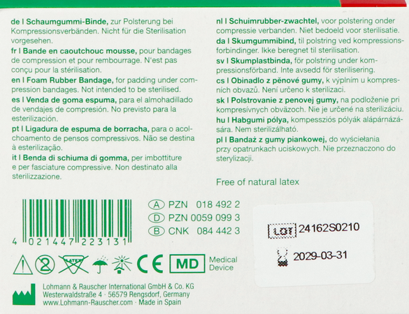Komprex Binde 8cmx 2m Dikte 0,5cm 22313 3