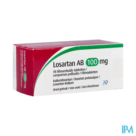 Losartan Ab 100mg Comp Pell 98