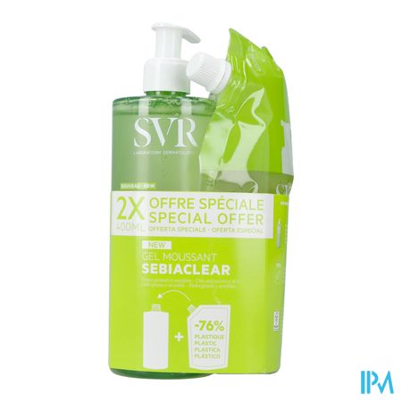 Svr Sebiaclear Gel 400ml+refill 400ml Rempl4656039 1